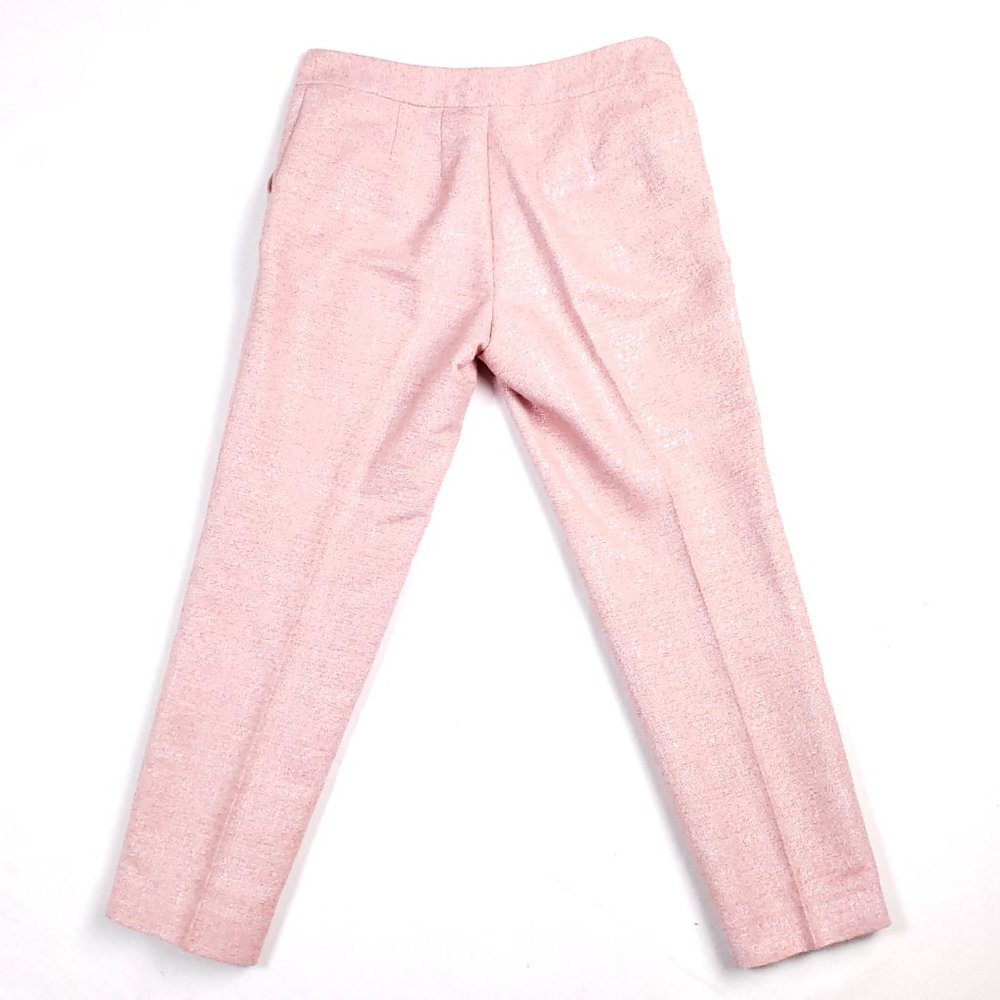 RARE Boden Pink Metallic Bistro Crop Pants - Picture 7 of 11